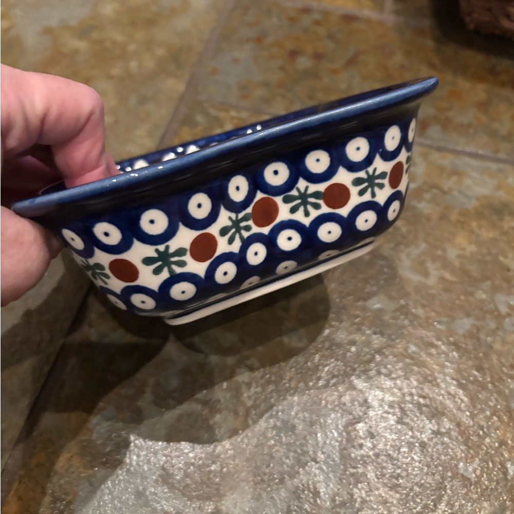 Boleslawiec Polish Handmade Pottery Bowl - Picture 2 of 4